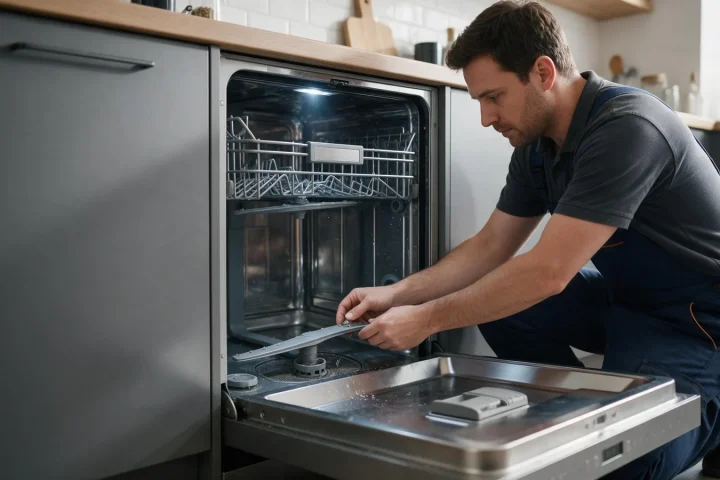Bosch Dishwasher Stops Mid-Cycle With Water Inside: Identify the Stage Before Draining Anything